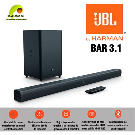 Barra Jbl Barra De Sonido K Ultra Hd Con Subwoofer Inal Mbrico