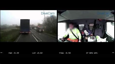 Truck Following Too Close Hard Brake Drivecam Video Uk Youtube