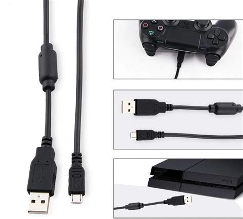 Ps4 Controller Charging Cablemicro Usb Charger Cable Data Sync Cord For Sony Playstation