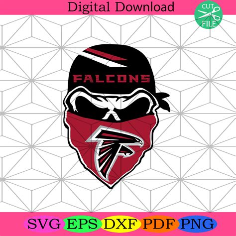 Atlanta Falcons Skull Svg Sport Svg, Football Svg | Deportes