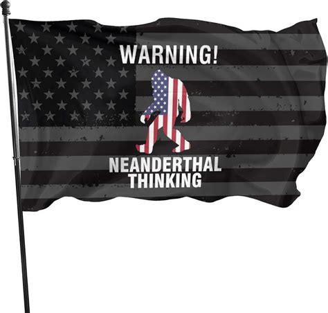 Amazon Neanderthal Thinking American Flag For Proud Neanderthals