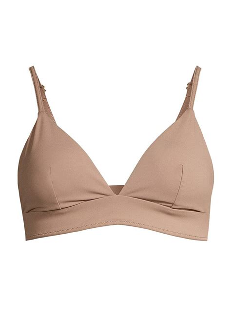 Buy Evarae Sabine V Neck Bikini Top Ginger Snap At Off Editorialist