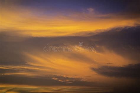 Fiery orange sunset sky stock image. Image of landscape - 121253977