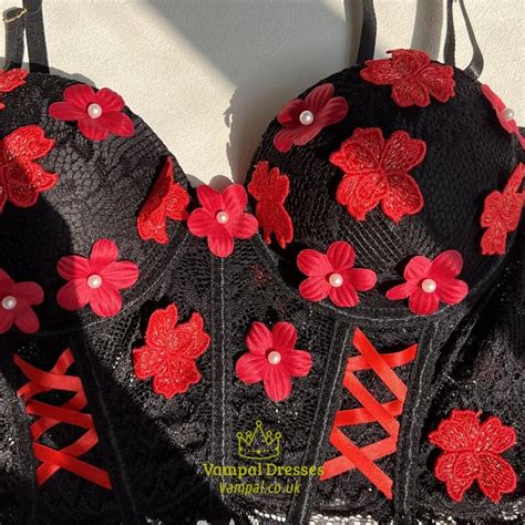 Black Swinol Floral Beautiful Underwear Piece Fairy Sexy Lingerie