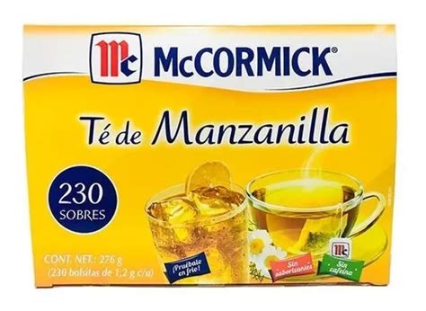 T De Lim N Mccormick Caja Con Sobres En Venta En Gustavo A