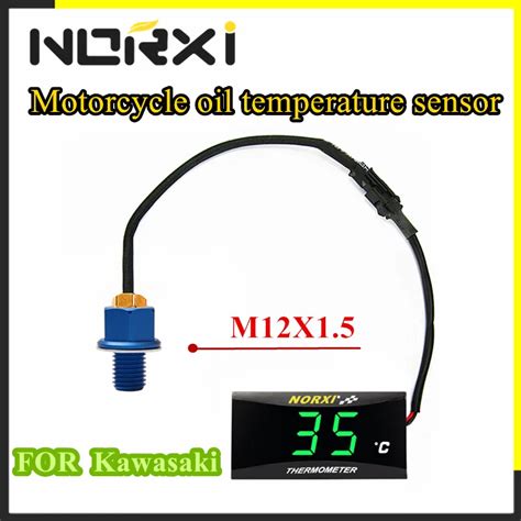 Koso Motocycle Oil Temperature For KAWASAKI Norxi Mini Square Digital