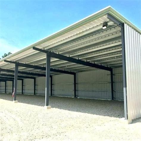 Flat Roof Metal Steel Carports And Garages Shed Roof Design Metal