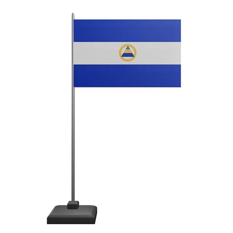 Premium Psd D Illustration Of Nicaragua Flag