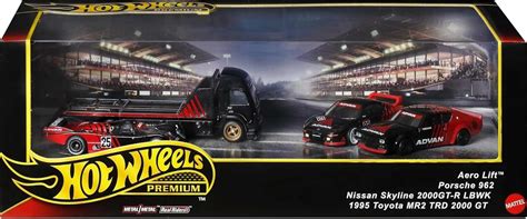 Hot Wheels Premium Collector Set Assortment Advan Racing Team Vehicle Toy Minicar 4 Cars Ages
