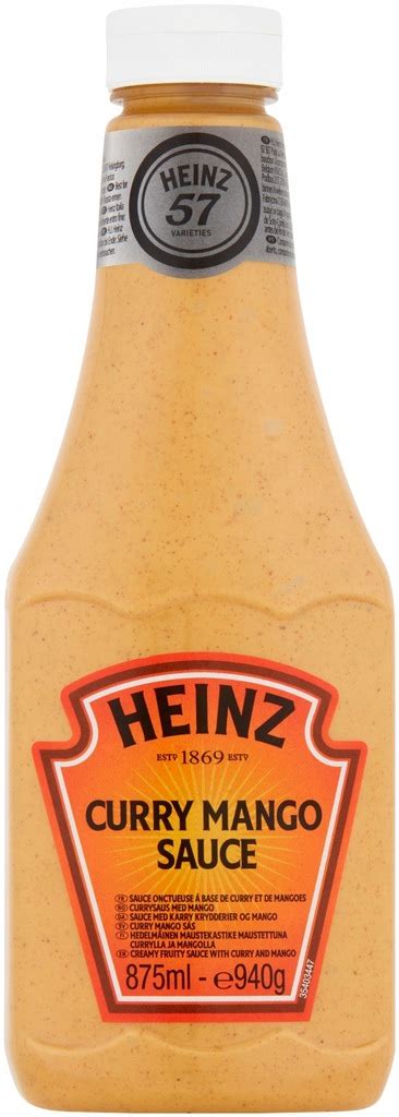 Heinz Sos Z Mango I Curry Egzotyczny Słodki 875ml 11838106195