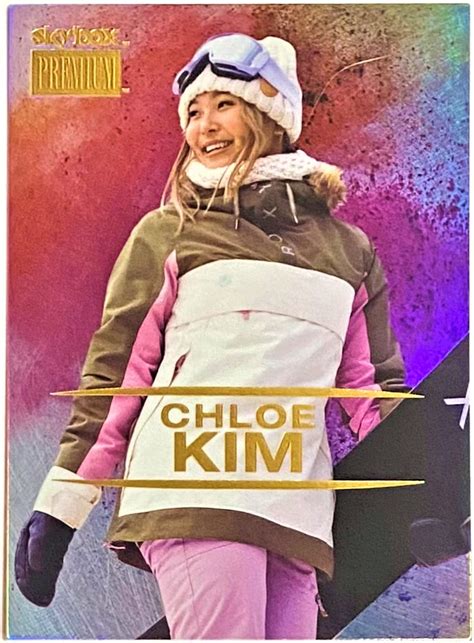 Chloe Kim Skybox Metal Universe Champions Snowboarding Skybox