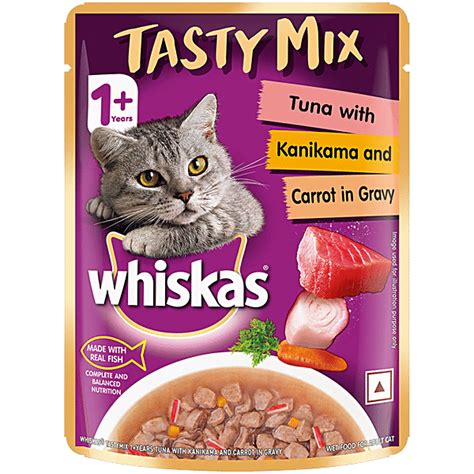 Buy Whiskas Tasty Mix Wet Cat Food Adult Years Tuna With