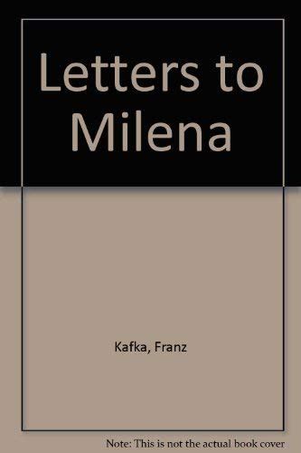 9780805204278 Letters To Milena Abebooks Kafka Franz 080520427x