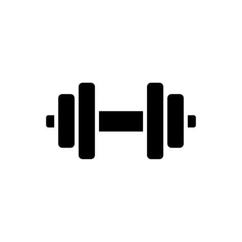 Gym Images Dumbbell Set Reproduce Silhouette Svg Resell Digital