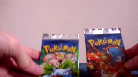 Unopened 1st Edition Base Set Booster Pack Pokemon Uncut Wrapper Youtube