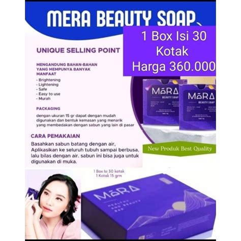 Jual Sabun Mera Beauty Soap Batang Sabun Shopee Indonesia