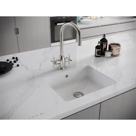 Et Calacatta Gold Quartz Silestone Finition Polie Plans Cuisines