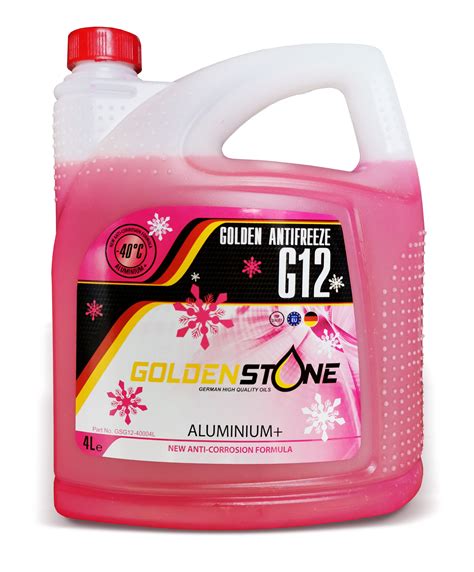 GOLDENSTONE ANTIFREEZE G12 -40″ 4L. – GOLDENSTONE SHOP