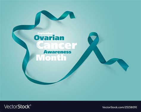 Ovarian Cancer Awareness Calligraphy Poster Design