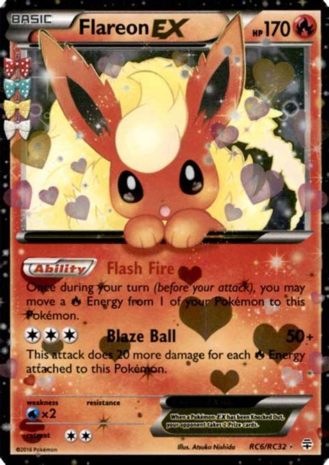 Pokemon X Y Generations Radiant Collection Single Card Ultra Rare Flareon Ex Rc6 Toywiz