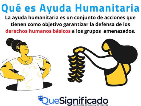 Qué Es Ayuda Humanitaria Significado Ejemplos Misión