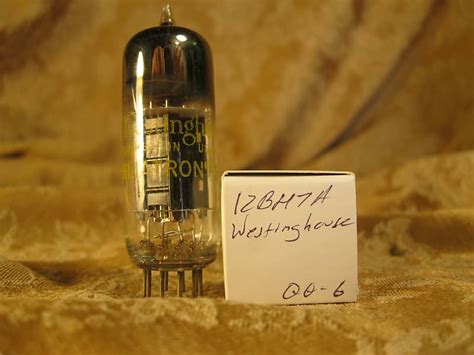 Vintage Westinghouse Bh A Vacuum Tube Black Plates D Getter Reverb