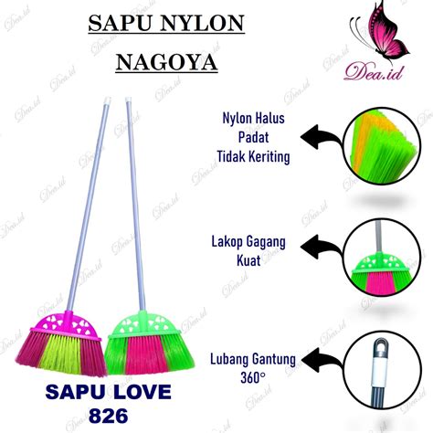 Jual DEABODYCARE SAPU NYLON NAGOYA MOTIF LOVE SAPU NILON LOVE