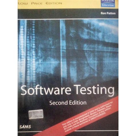 Software Testing Second Edition By Ron Patton Inspire Bookspace