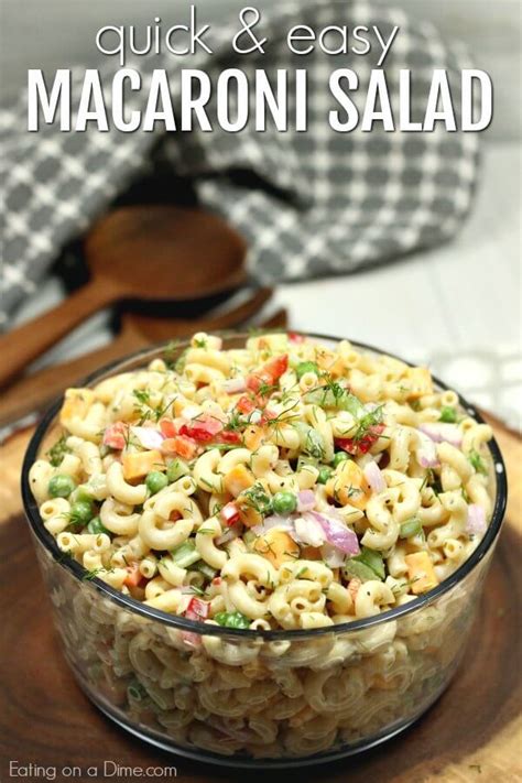 Easy Macaroni Salad Recipe And Video The Best Macaroni Salad