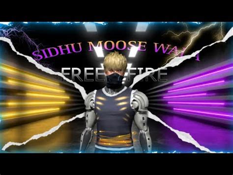 SIDHU MOOSE WALA 295 SLOW MOTION FREE FIRE YouTube