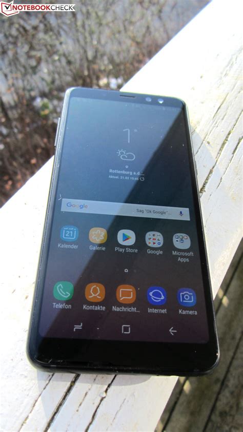 Смартфон Samsung Galaxy A8 2018. Обзор от Notebookcheck - notebookcheck ...