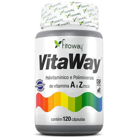 Vitaway Polivitam Nico A Z Caps Fitoway Meu Mundo Fit