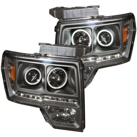 Anzo Black Projector Headlights With Led Halo Xdp