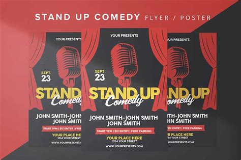 36 Best Stand Up Comedy Posters & Flyers | Envato Tuts+