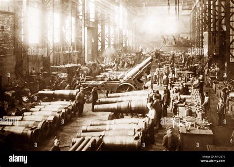 A British Munitions Factory During The First World War Stock Photo Alamy