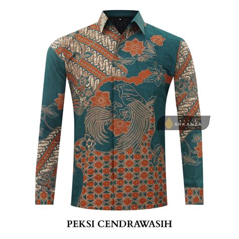 Jual Atasan Kemeja BATIK ARKANZA STORE Motif PEKSI CENDRAWASIH Baju