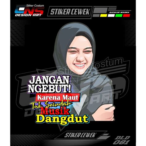 Jual Stiker Decal Motor Sticker Mobil Variasi Cewek Keren Sticker