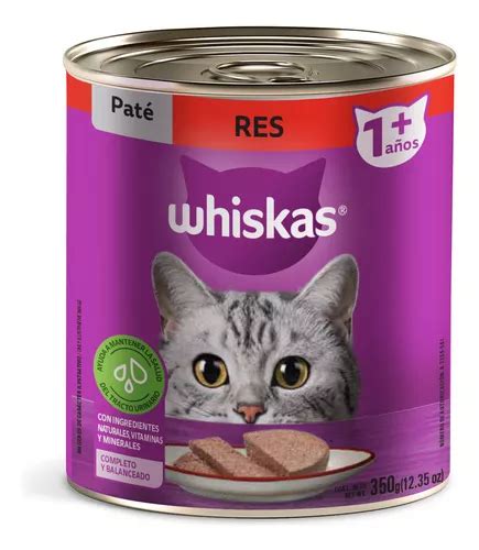 Whiskas Alimento Húmedo Para Gato Res 24 Latas 350gr C u MercadoLibre