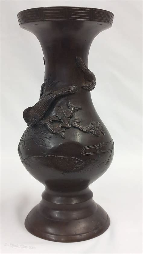 Antiques Atlas Meiji Period Bronze Vase