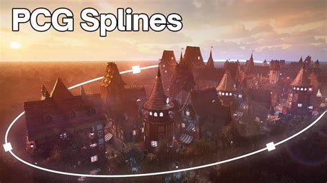 Create Entire Cities Automatically With PCG Splines Procedural Content