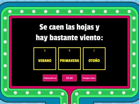 4 básico Cuánto sé de la fuerza Gameshow quiz