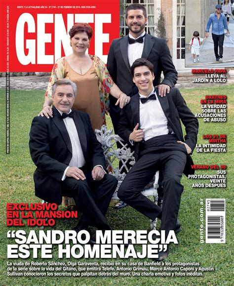 Revista Gente Edición Del 27 De Febrero 2018 Homenaje Revistas