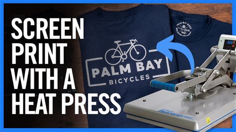 Screen Printing With Just A Heat Press Youtube