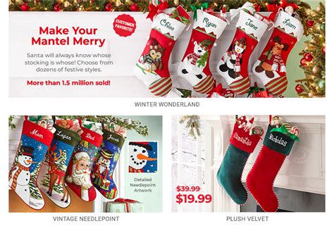 Personalized Christmas Stockings | Personal Creations