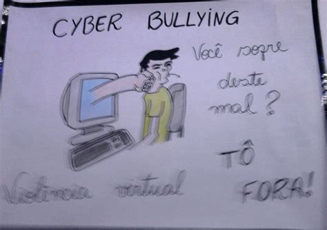 Projeto Diga Não Ao Cyberbullying Imagens Dos Cartazes