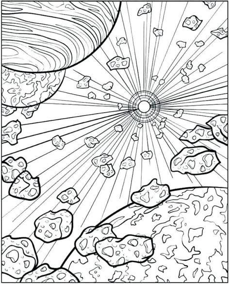 Space Printable Coloring Pages