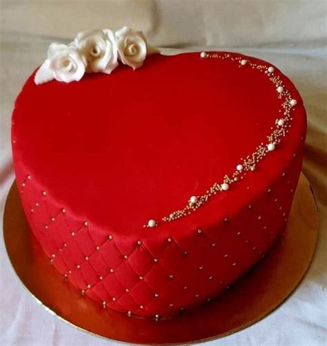 Heart Shaped Red Velvet Cake