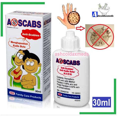 A Scabs Lotion Ml A Scabs Ascabs Anti Scabies Menghapuskan