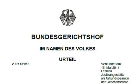 Inanspruchnahme von Grundstücken – BGH entscheidet zu Gunsten eines ...