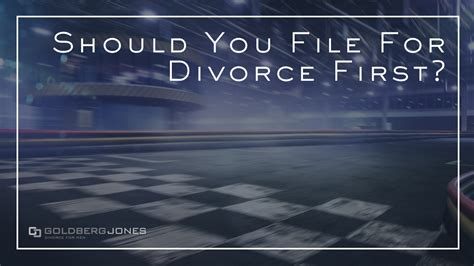 Does It Matter Who Files For Divorce First